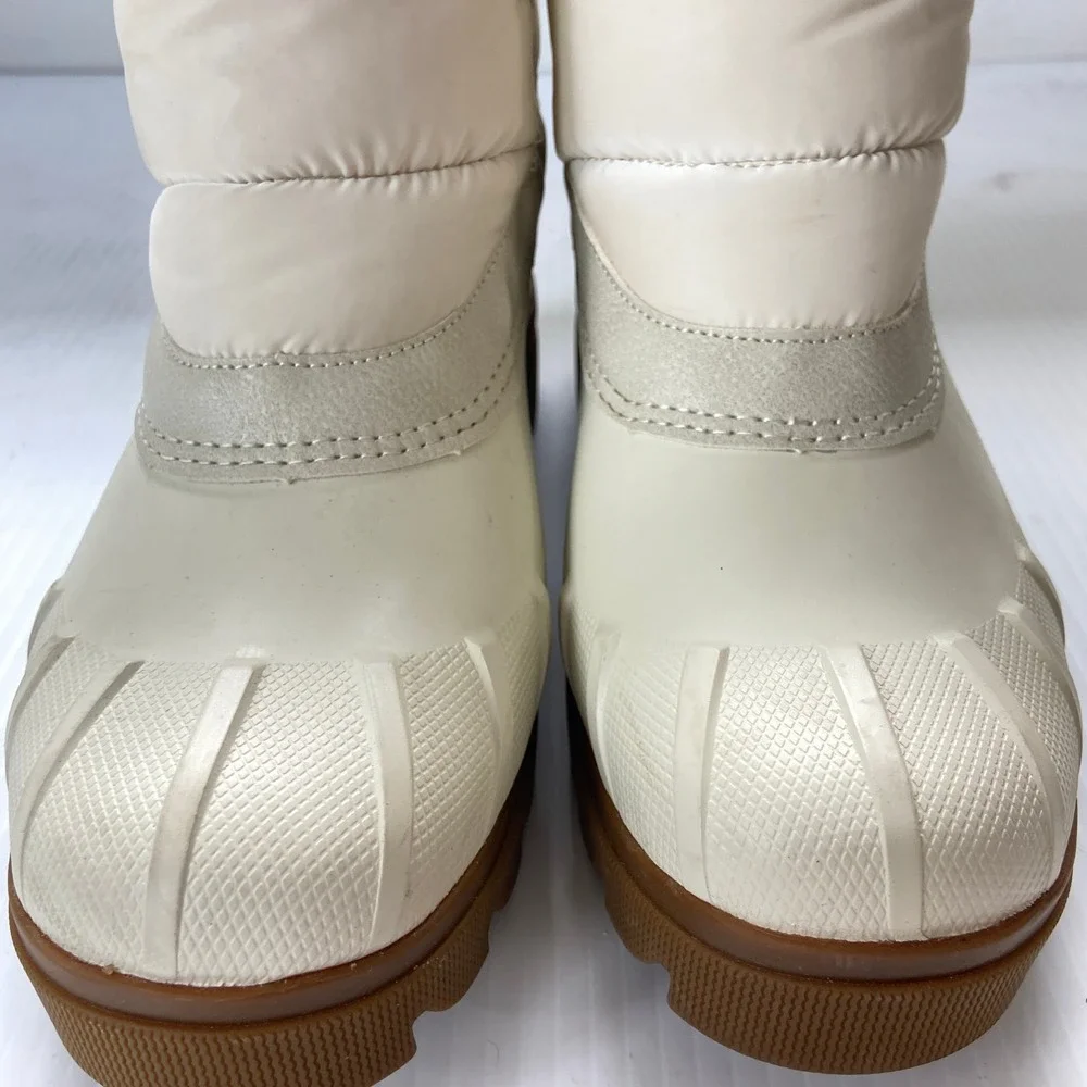 Sperry Syren Ascent Round Toe Boots Off White‎ Womens 7.5
